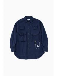 Multi Pocket Shirt - Blue