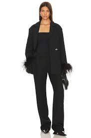 Girl With Pearl Button Blazer