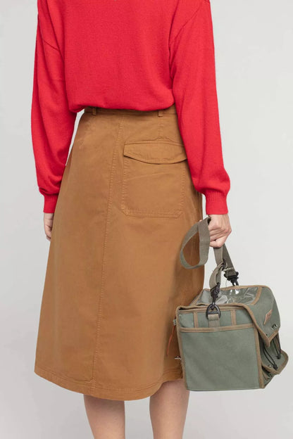 Crisp Skirt Camel