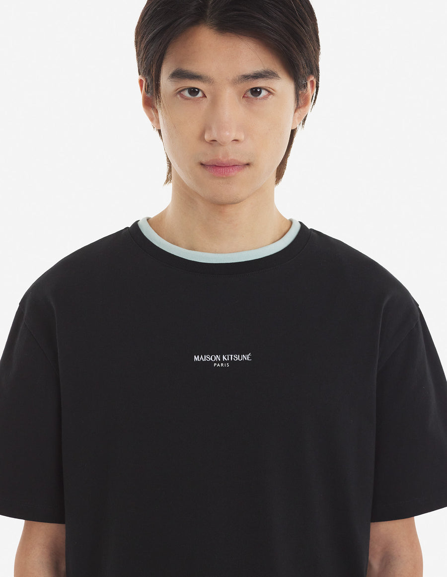 Maison Kitsune Embroidered Relaxed t-shirt black (men)