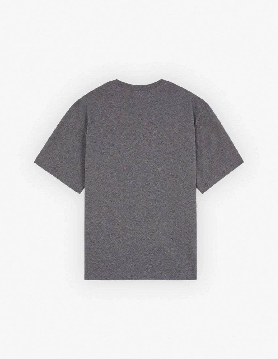 Bold Fox Head Patch Oversize Tee-Shirt Dark Grey Melange (men)