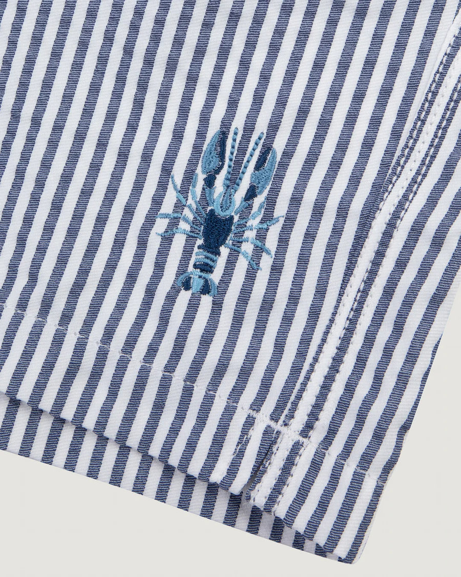 Maillot Lobster Navy White