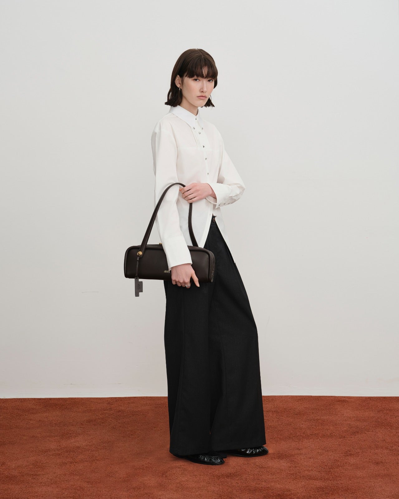 Long Loaf Nappa Clutch