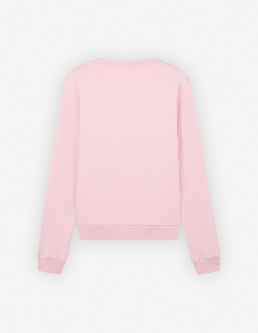 Fox Head Patch Regular Sweatshirt Pale Pink (women)