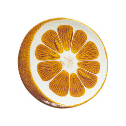 Orangea plate with seed
