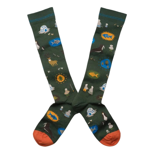 Chaussette Inuit Forêt