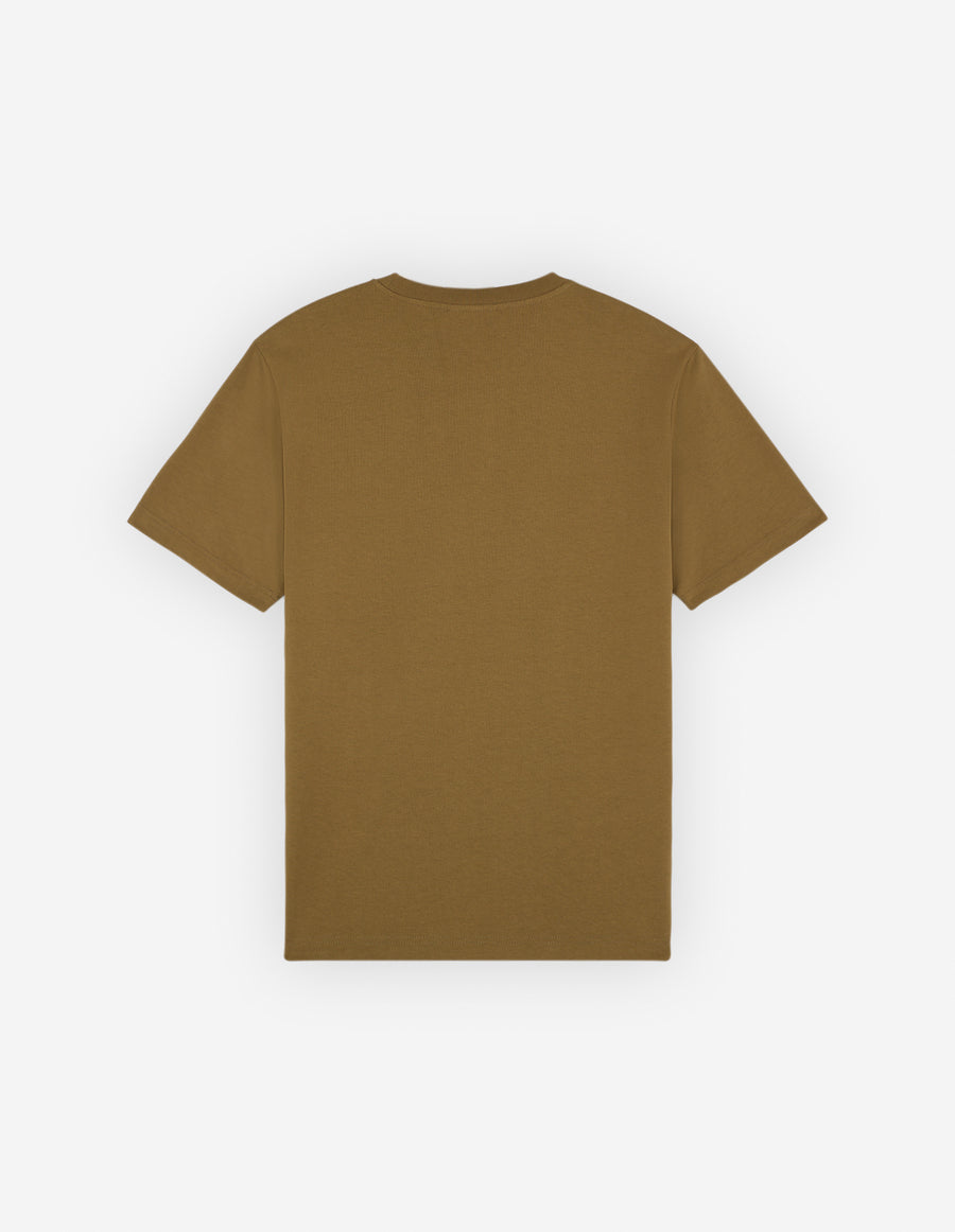Bold Fox Head Patch Comfort Tee Shirt Khaki Green (men)