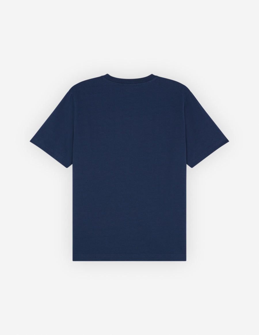 Bold Fox Head Patch Comfort Tee Shirt Ink Blue (men)