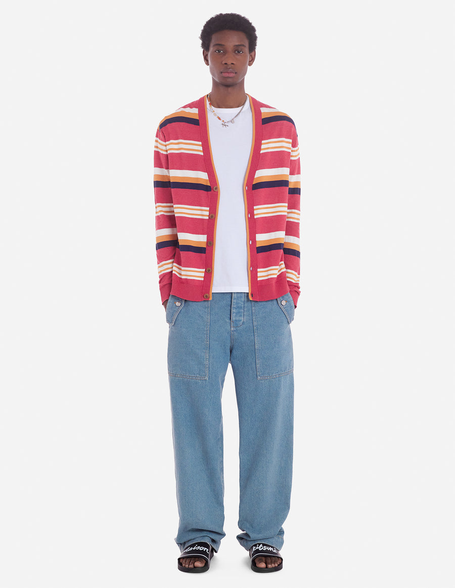 Comfort Striped Cardigan
