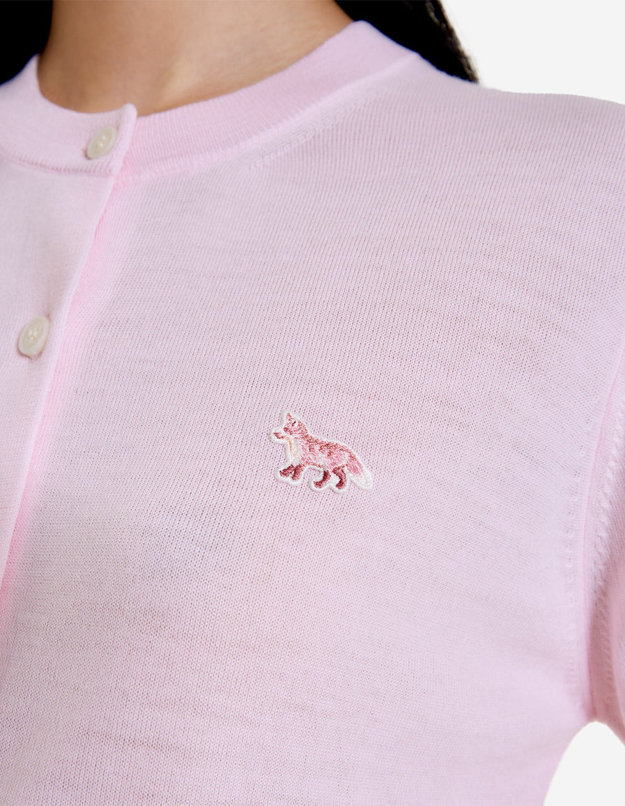 Baby Fox Patch Regular Cardigan Pale Pink (women)