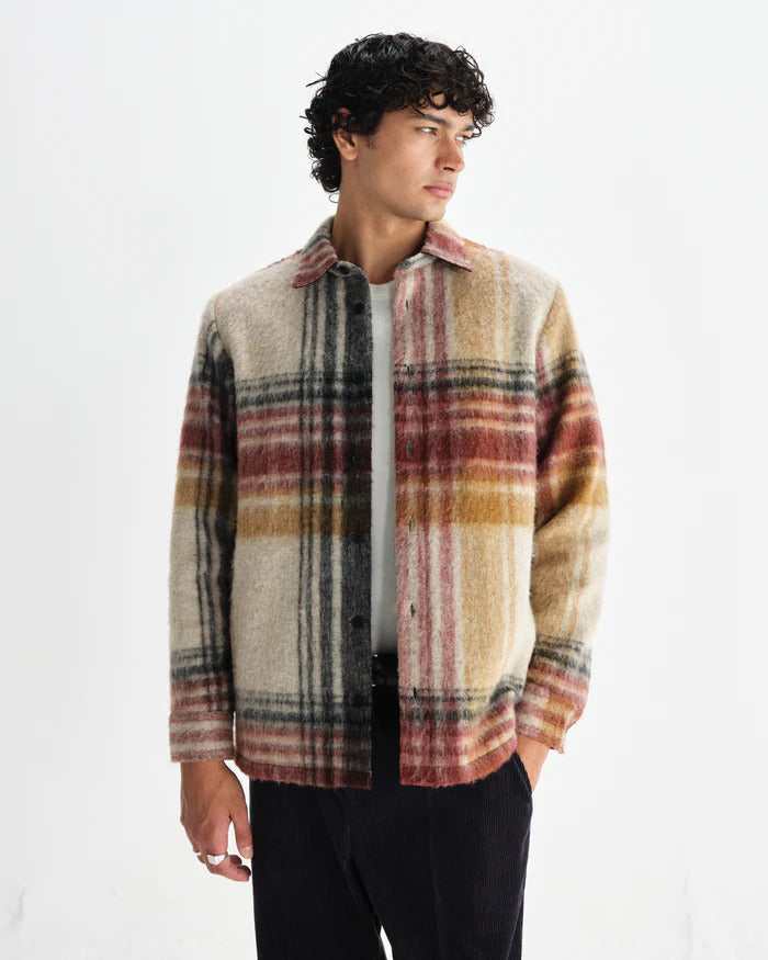 Nolan - Check Wool Overshirt
