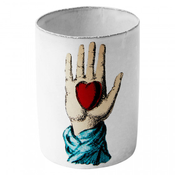 John Heart in Hand Vase