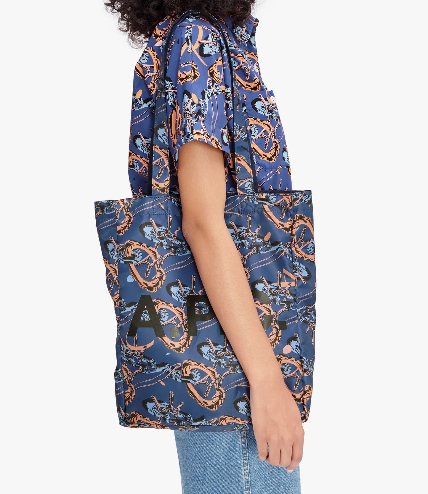 Tote Lou Reversible Bleu