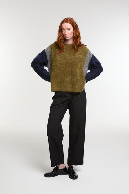 151 - Navy Olga Fjord Sweater