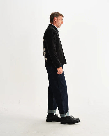 Rockley - Applique Velvet Overshirt