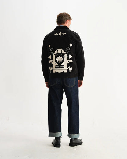 Rockley - Applique Velvet Overshirt