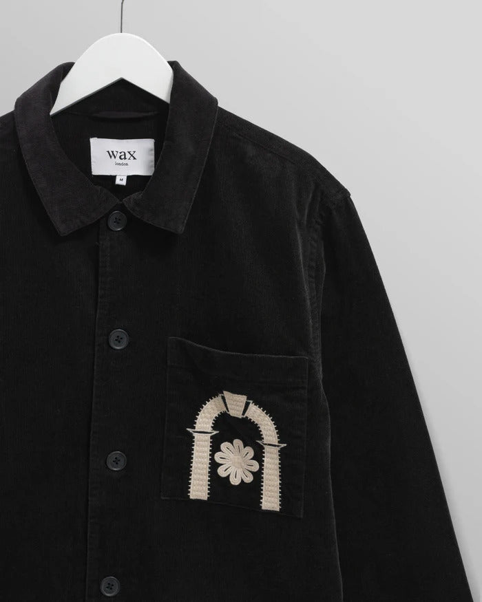 Rockley - Applique Velvet Overshirt