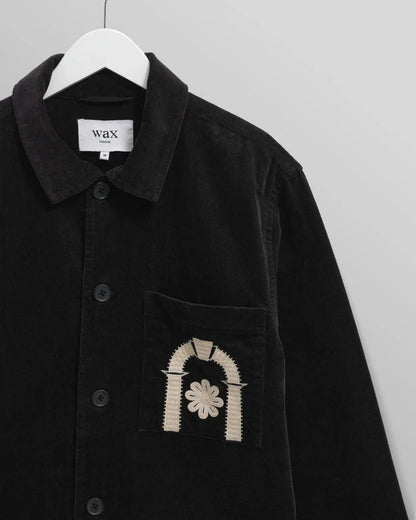 Rockley - Applique Velvet Overshirt