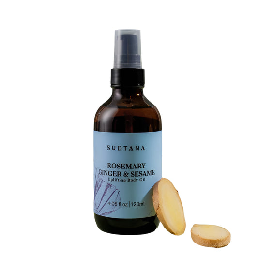 Rosemary Ginger & Sesame Uplifting Body Oil 120ml