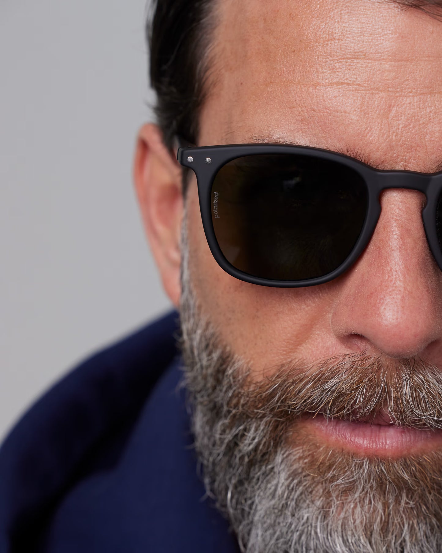 Black Soft Grey Lens Sunglasses