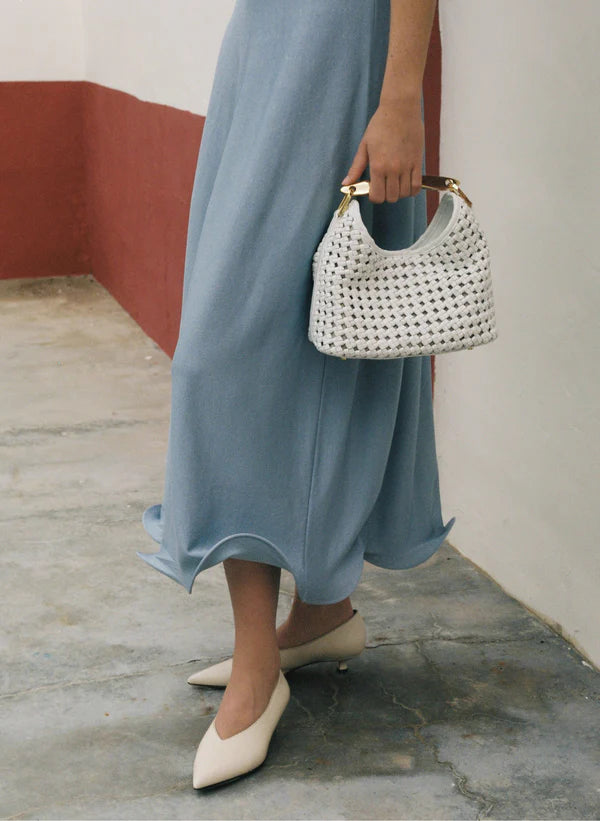 Boomerang Small Leather Bag