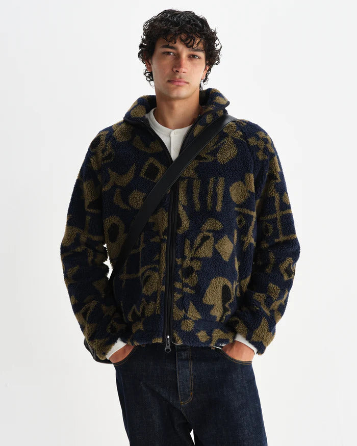 Tate - Shapes Jacquard Fleece Jacket