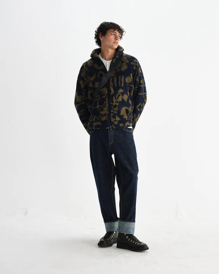 Tate - Shapes Jacquard Fleece Jacket