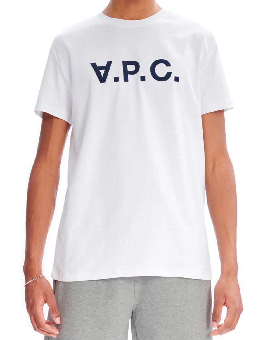 T-Shirt Standard Grand Vpc Gots - TAE Blanc / Dark Navy