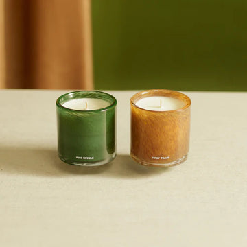 Mini Studio Holiday Candle Set Of 2, Tipsy Toast & Pine Needle