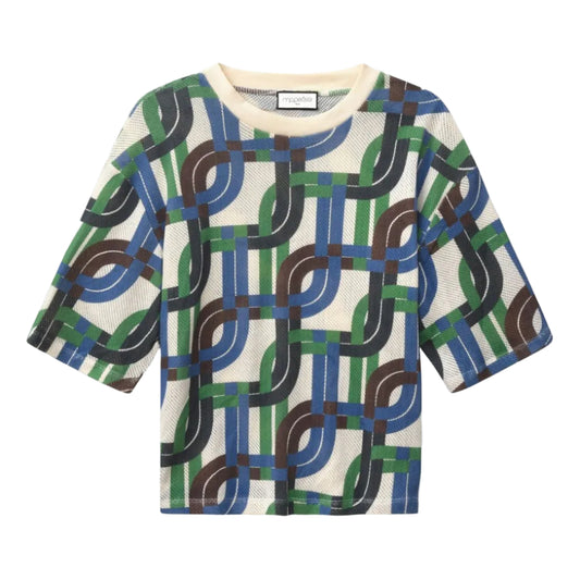 158 - Blue Adam Liane Top
