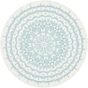 Vitra Tablecloth, Lace, Grey Blue