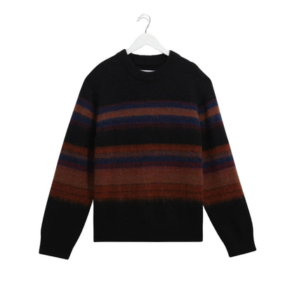 Wilde -  Multicolour Brush Stripe Wool Crewneck