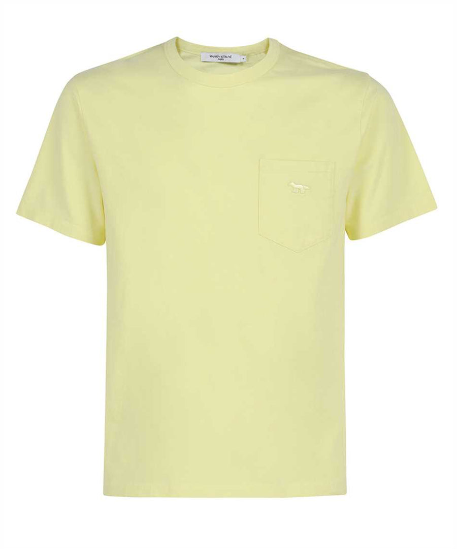 Tonal Fox Patch Classic Pocket Tee-Shirt Light Yellow (men)