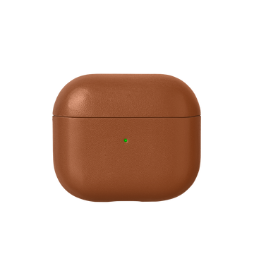 Leather Airpods Case-Tan-V2