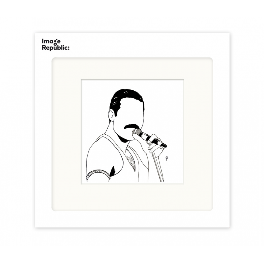 22x22 cm Presence 019 Freddie Mercury