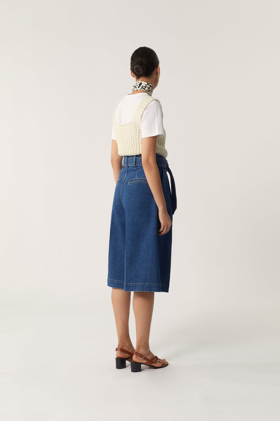 Nomade Skirt Jean Bleu