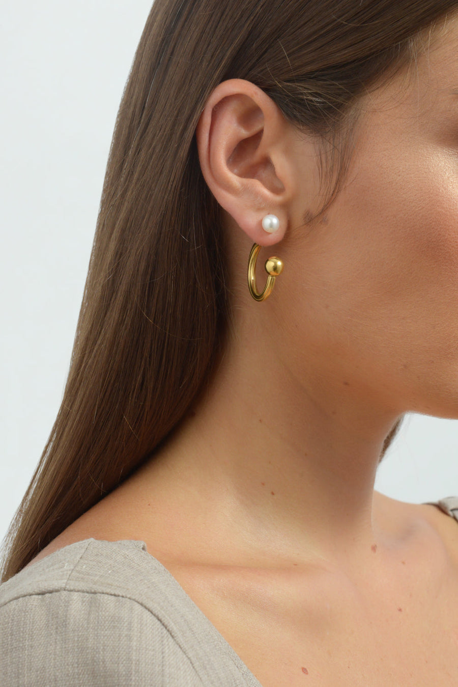 Portobello Earrings-Gold