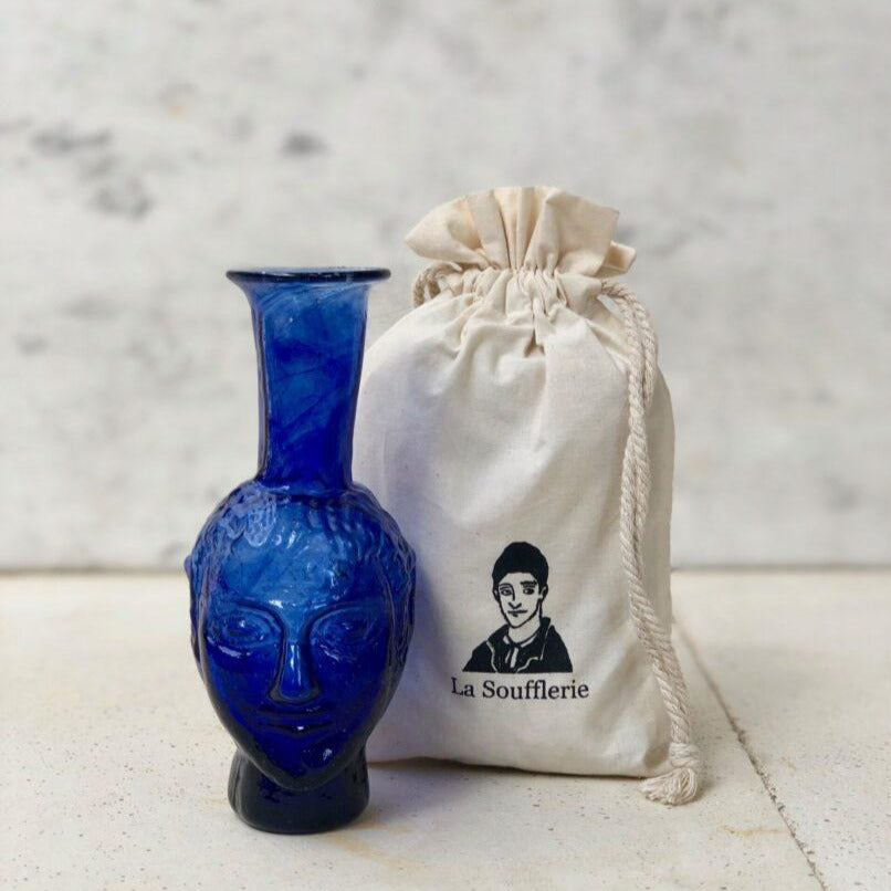 Vase Tete Blue