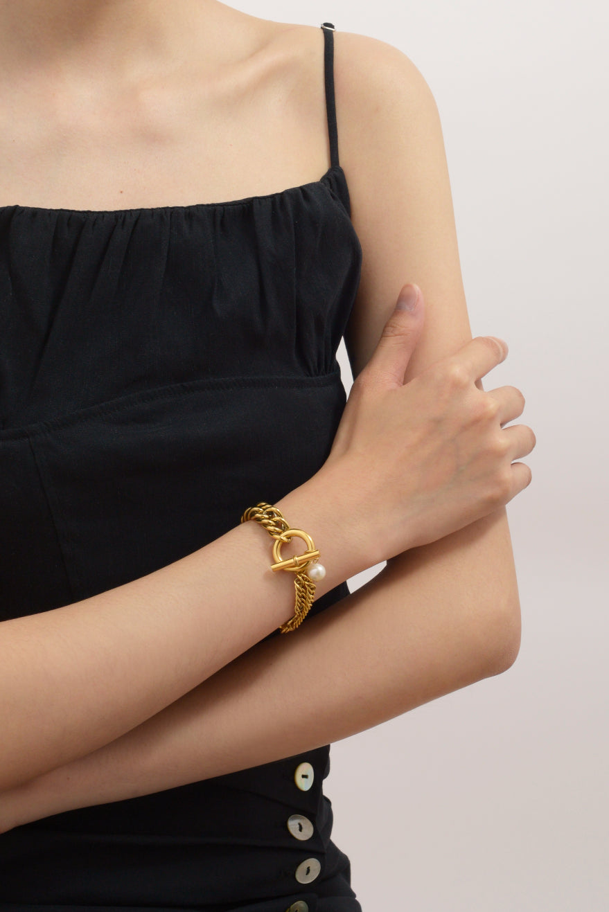 Girlfriend Bracelet-Gold (185mm)