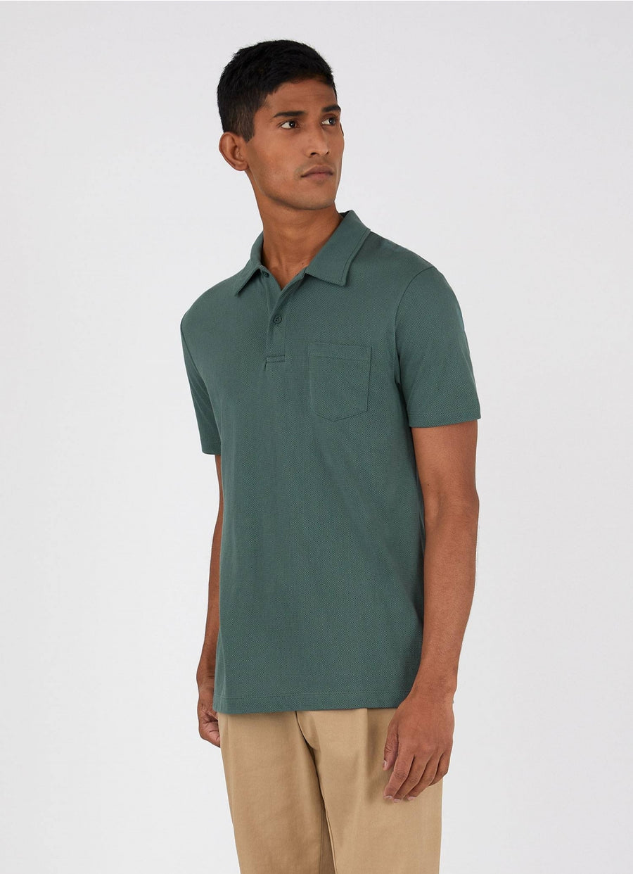 Riviera Polo Shirt Deep Green