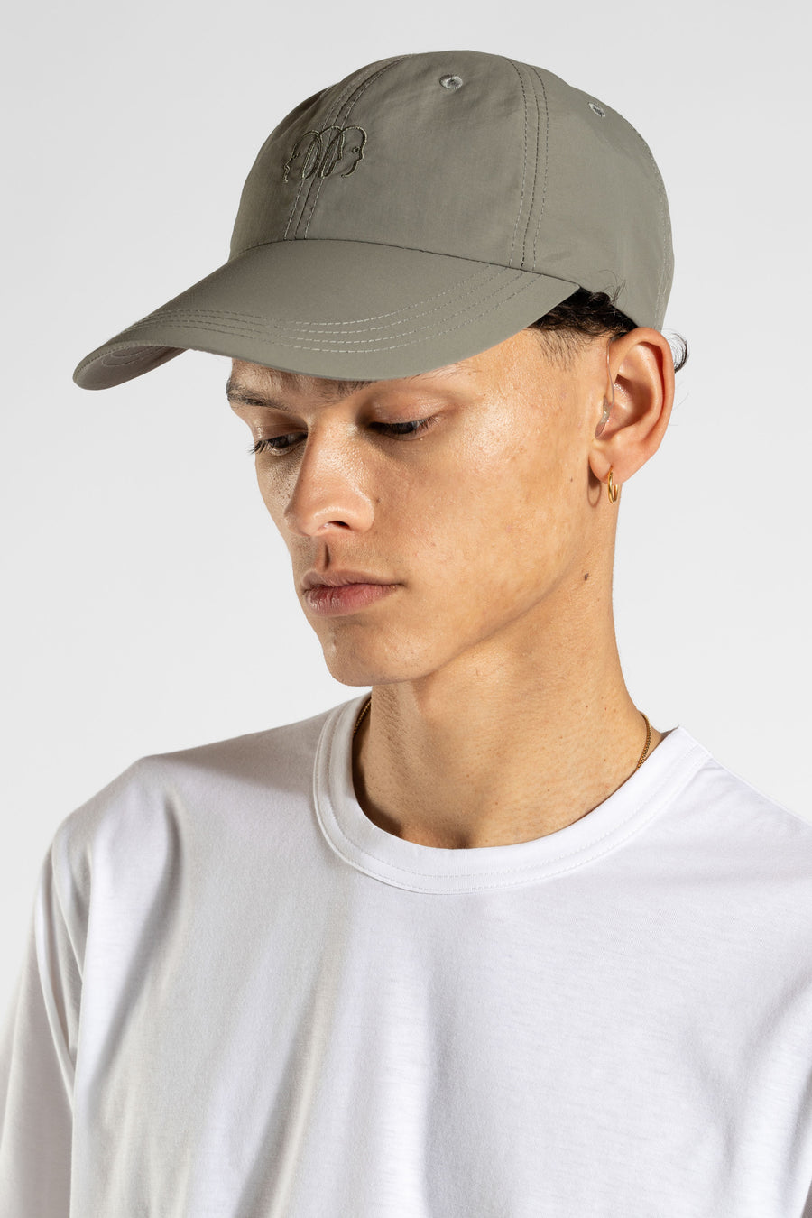 Norse Projects x Geoff McFetridge Tech Cap Taupe OS