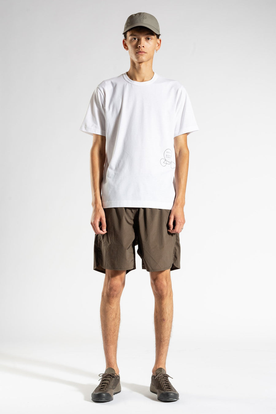 Norse Projects x Geoff McFetridge Tech Short Taupe