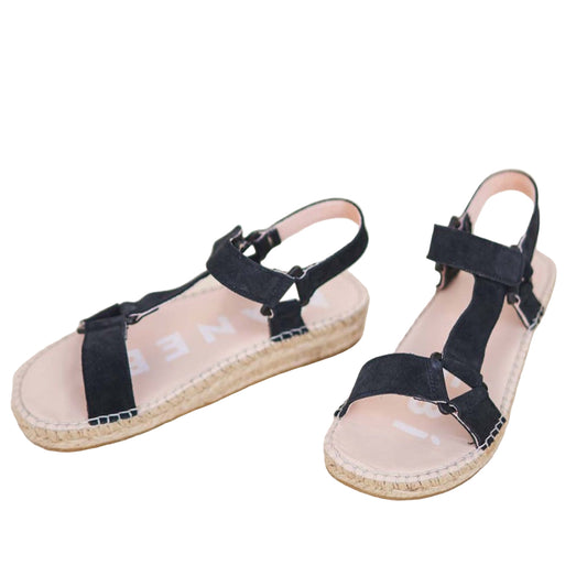 Hiking Sandals Hamptons Black Suede