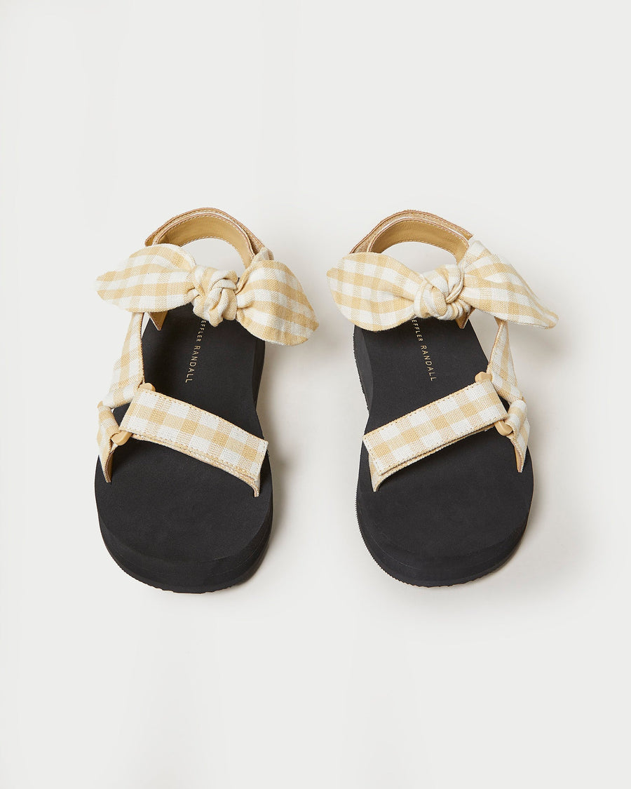 Maisie Sporty Sandal Hay Gingham