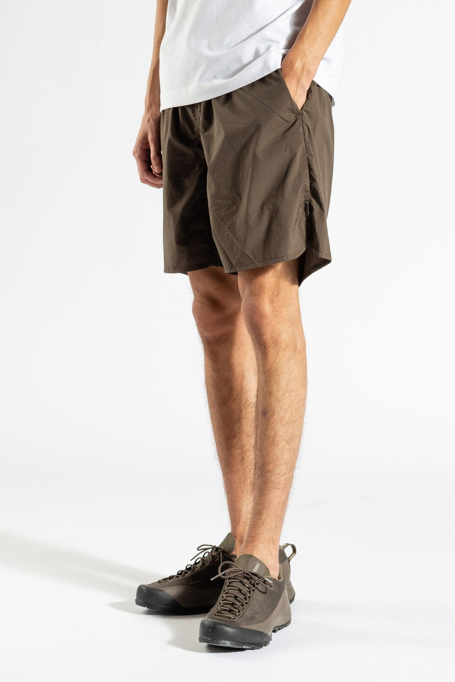 Norse Projects x Geoff McFetridge Tech Short Taupe