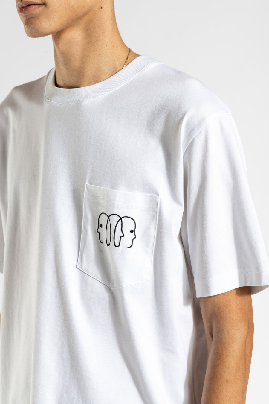 Norse Projects x Geoff McFetridge Johannes Faces White