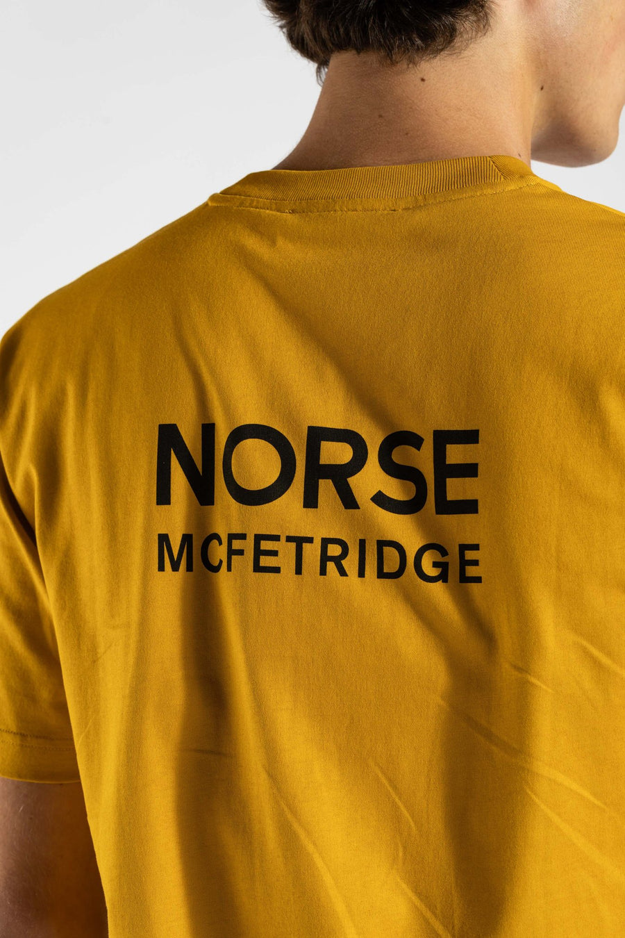 Norse Projects x Geoff McFetridge Johannes Dancing Men Turmeric Yellow