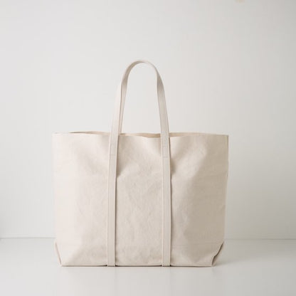 Canvas 6P Tote White M