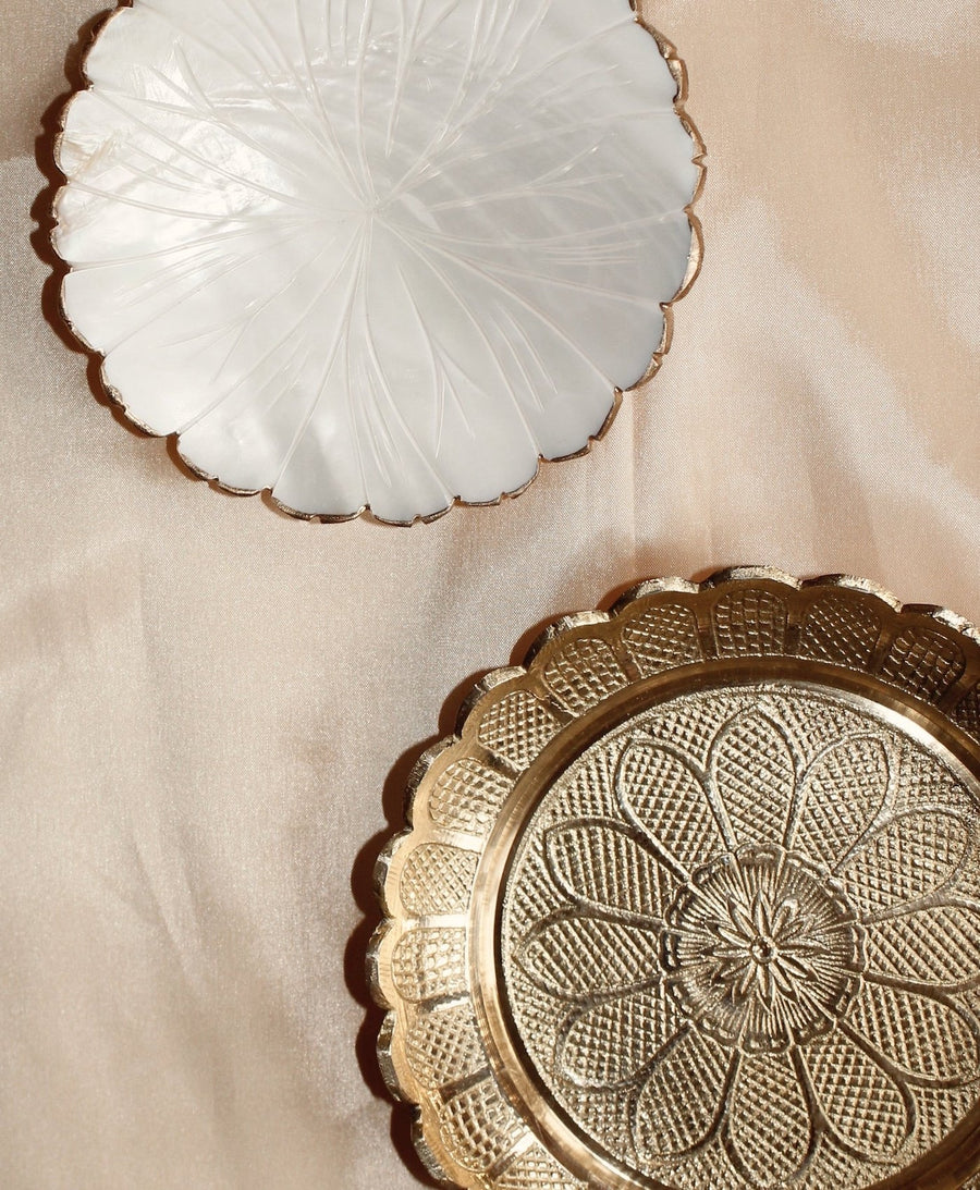 Daisy Dish Mother Of Pearl