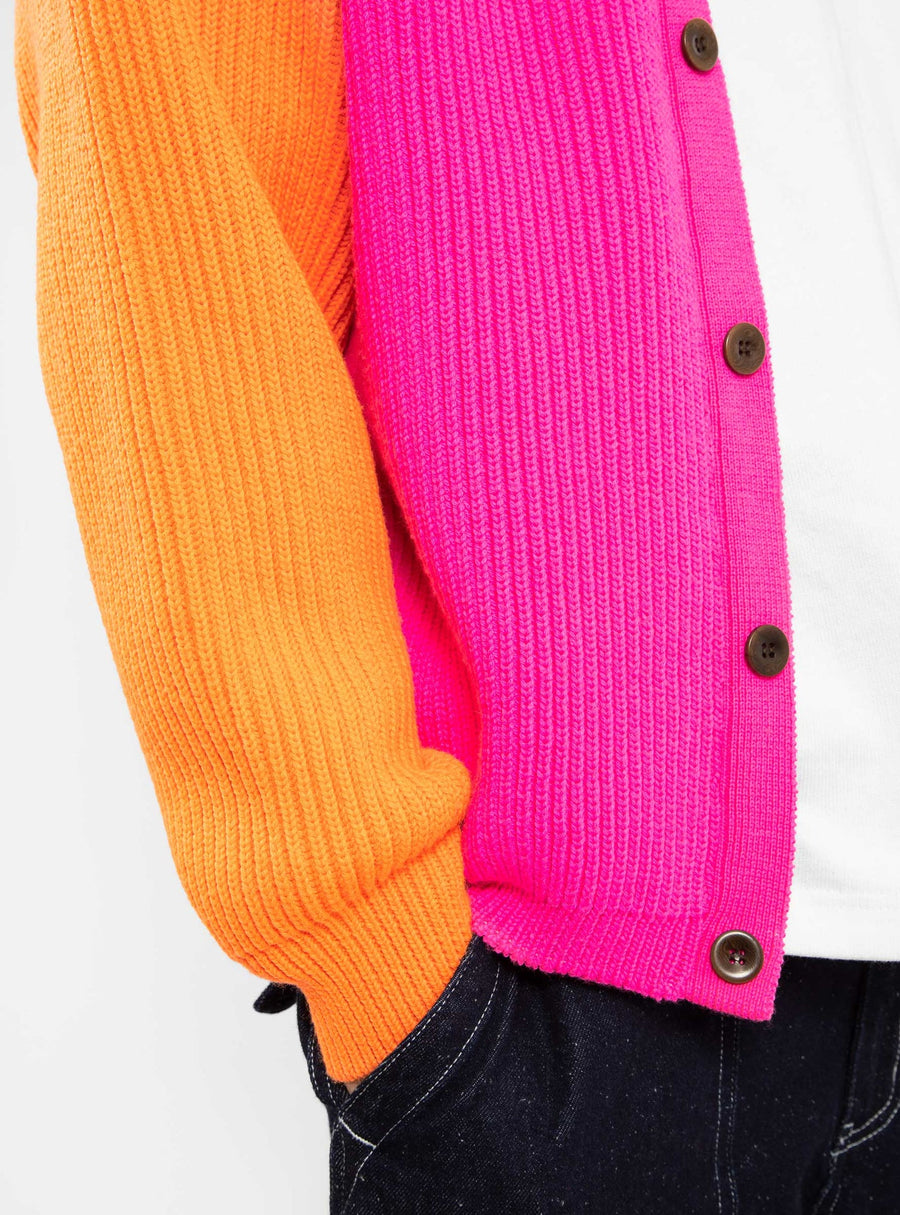 The English Difference Neon Beacon Cardigan Pink